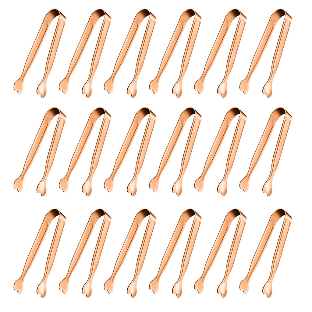 Serving Tongs, Anytrp 12-Packs Stainless Steel Sugar Tongs, 5.3inch Small Tong Kitchen Appetizers Tong for Serving Food, Buffets, Coffee Bar, Tea Party, Desserts Party and Ice Bucket