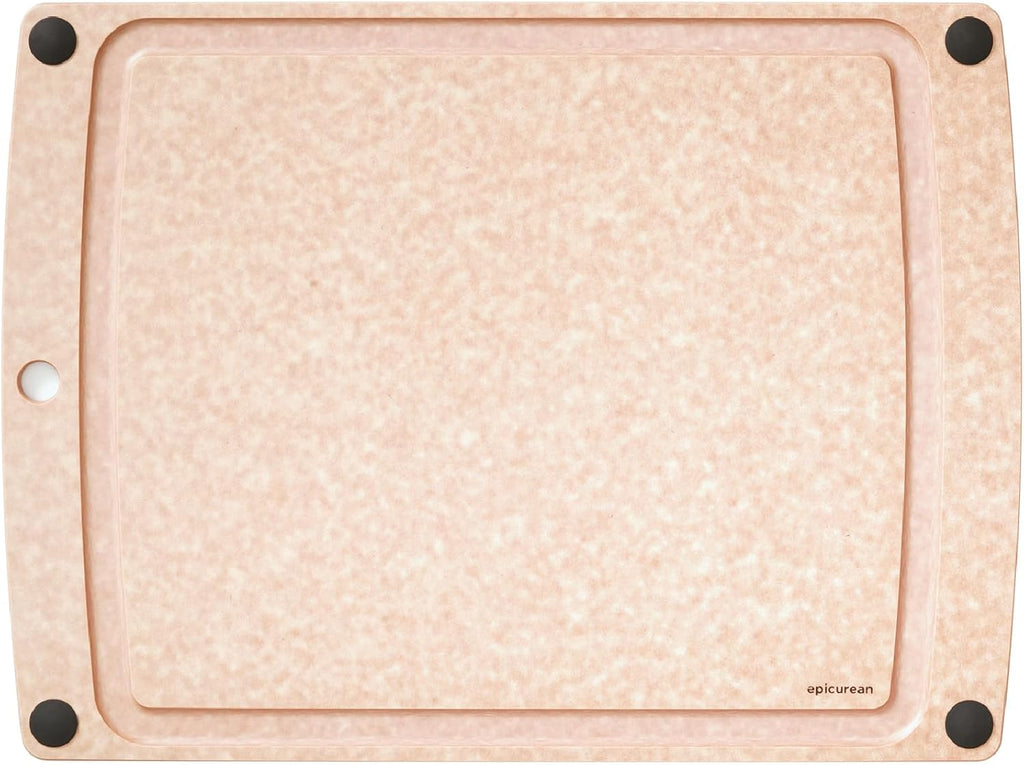 Epicurean All-In-One Cutting Board, 19.5" x 14.5" Juice Groove, Natural