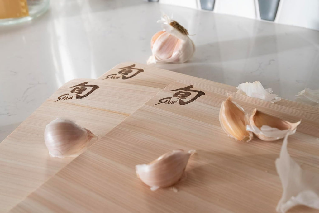 Shun Cutlery Hinoki 3 Piece Cutting Board Set