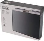 Joseph Joseph Folio 4-Piece Colour coded Cutting Board Set, Slimline case for organized Kitchen storage, Graphite
