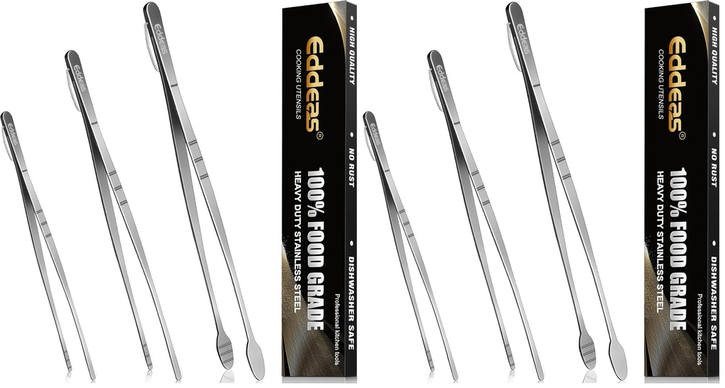 Metal Tongs For Cooking Up To 600°F Kitchen Tongs 2PCS - 9", 12 inch