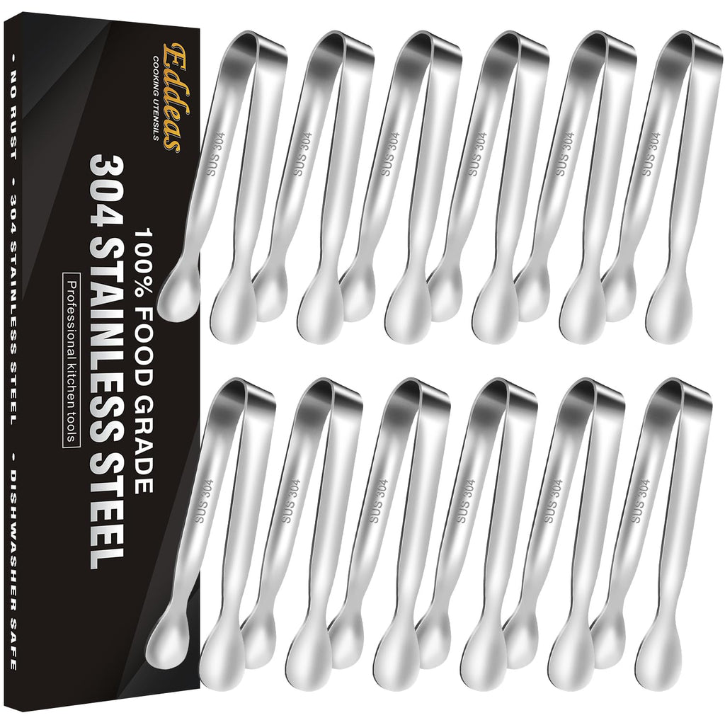 Metal Tongs For Cooking Up To 600°F Kitchen Tongs 2PCS - 9", 12 inch