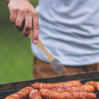 Food Grade Silicone Oil Brush with Wooden Handle Barbecue