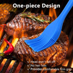 Hhyn Silicone Basting Brush Set 6 Pack, 2 Large & 4 Small