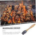 Food Grade Silicone Oil Brush with Wood Handle Barbecue
