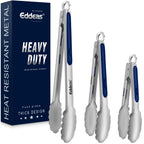 Metal Tongs For Cooking Up To 600°F Kitchen Tongs 2PCS - 9", 12 inch
