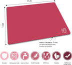 ZVP Flexible Plastic Cutting Board Set of 5 Gradient Color, Colorful Chopping Boards, BPA Free Mats, Non Slip, Dishwasher Safe, 15x12 Inch, Pink Multi-Color