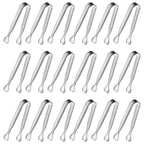 Serving Tongs, Anytrp 12-Packs Stainless Steel Sugar Tongs, 5.3inch Small Tong Kitchen Appetizers Tong for Serving Food, Buffets, Coffee Bar, Tea Party, Desserts Party and Ice Bucket