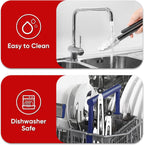 7-Inch Stainless Steel Kitchen Tongs Set, for Cooking Serving (7", 3PCS)