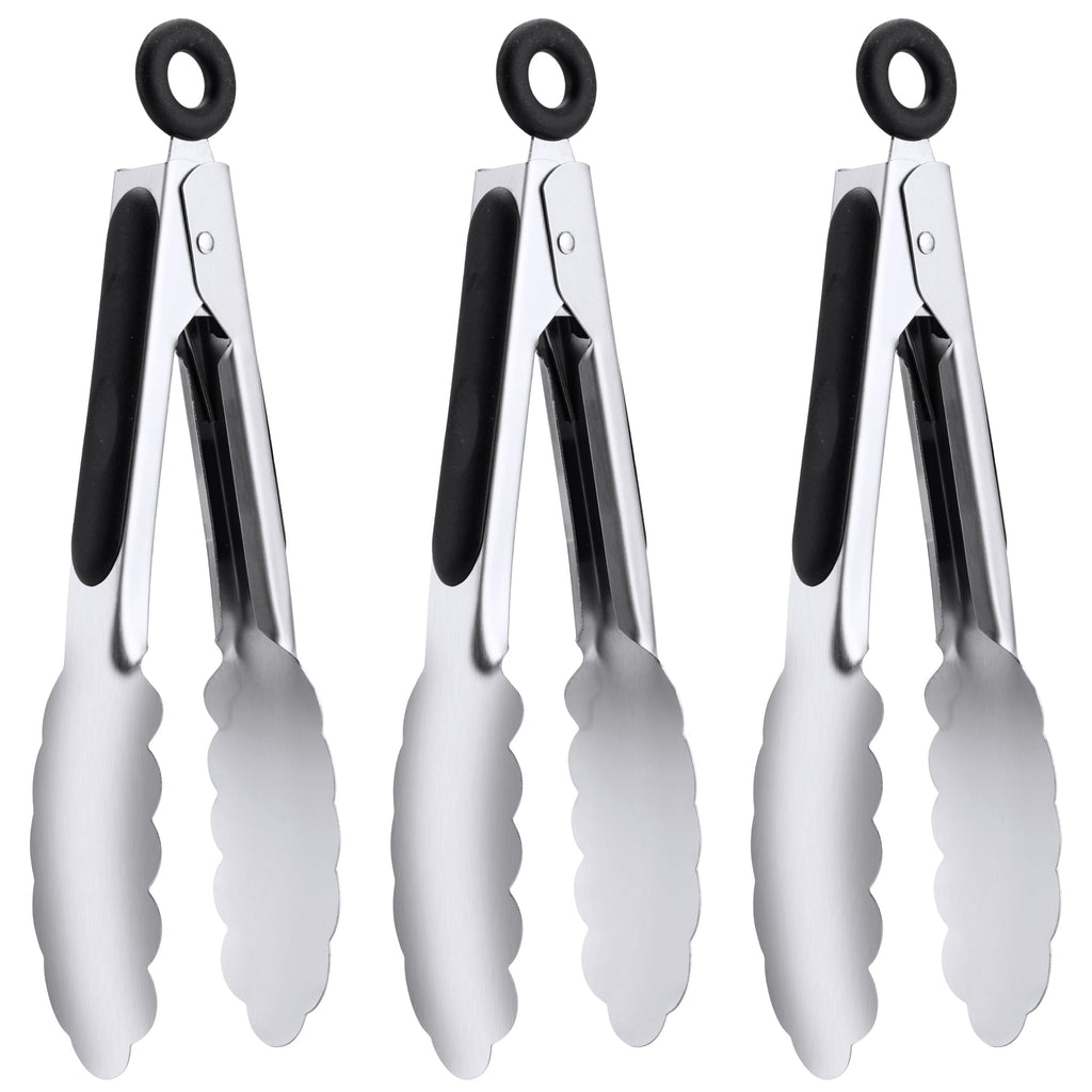 Grill Tongs, 17 Inch Extra Long Stainless Steel BBQ Tongs (17", 1PC)