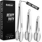 Metal Tongs For Cooking Up To 600°F Kitchen Tongs 2PCS - 9", 12 inch