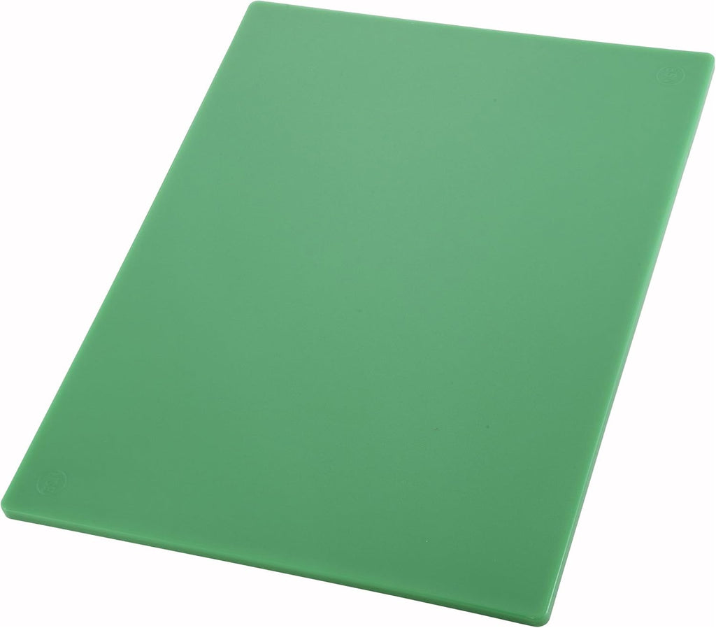 Winco Cutting Board, 12 by 18 by 1/2-Inch, Green