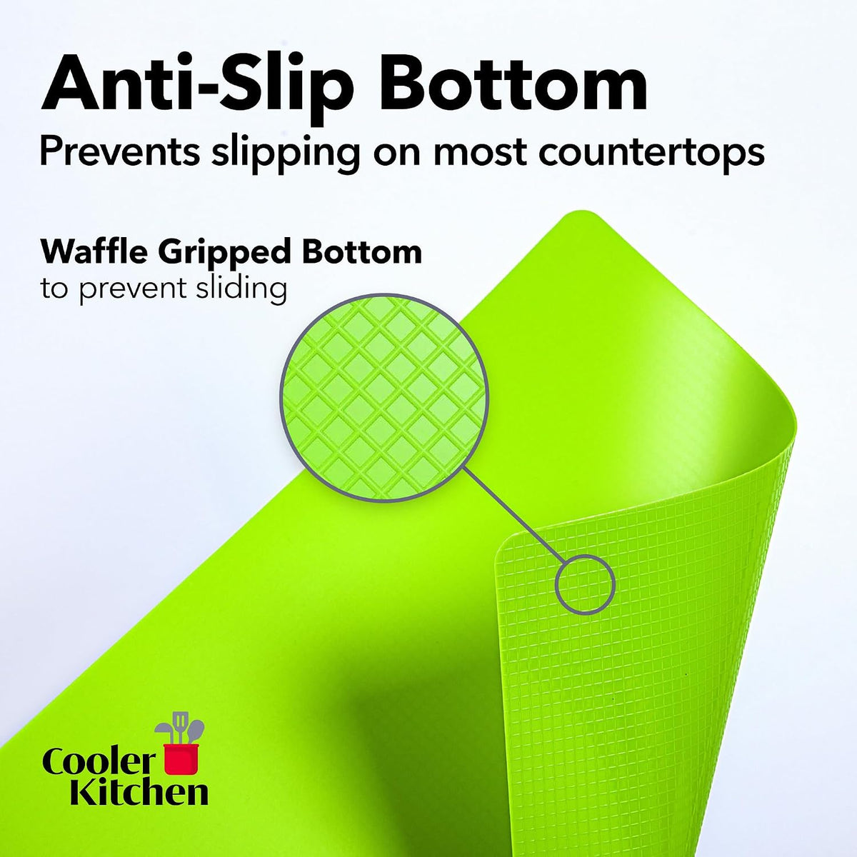 Flexible Plastic Cutting Board Mats for Kitchen, Set of 6 Thick Large 15x12