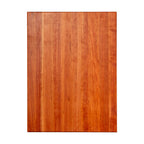 John Boos R-Board Series Rectangular Wooden Maple Cutting Board 20”x15” – 1.5” Thick, 12-lb Reversible Butcher Block with Edge-Grain & Finger Grips – Made in the USA