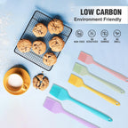 HAUSHOF Silicone Basting Pastry Brush, One-Piece Pastry Brush Set