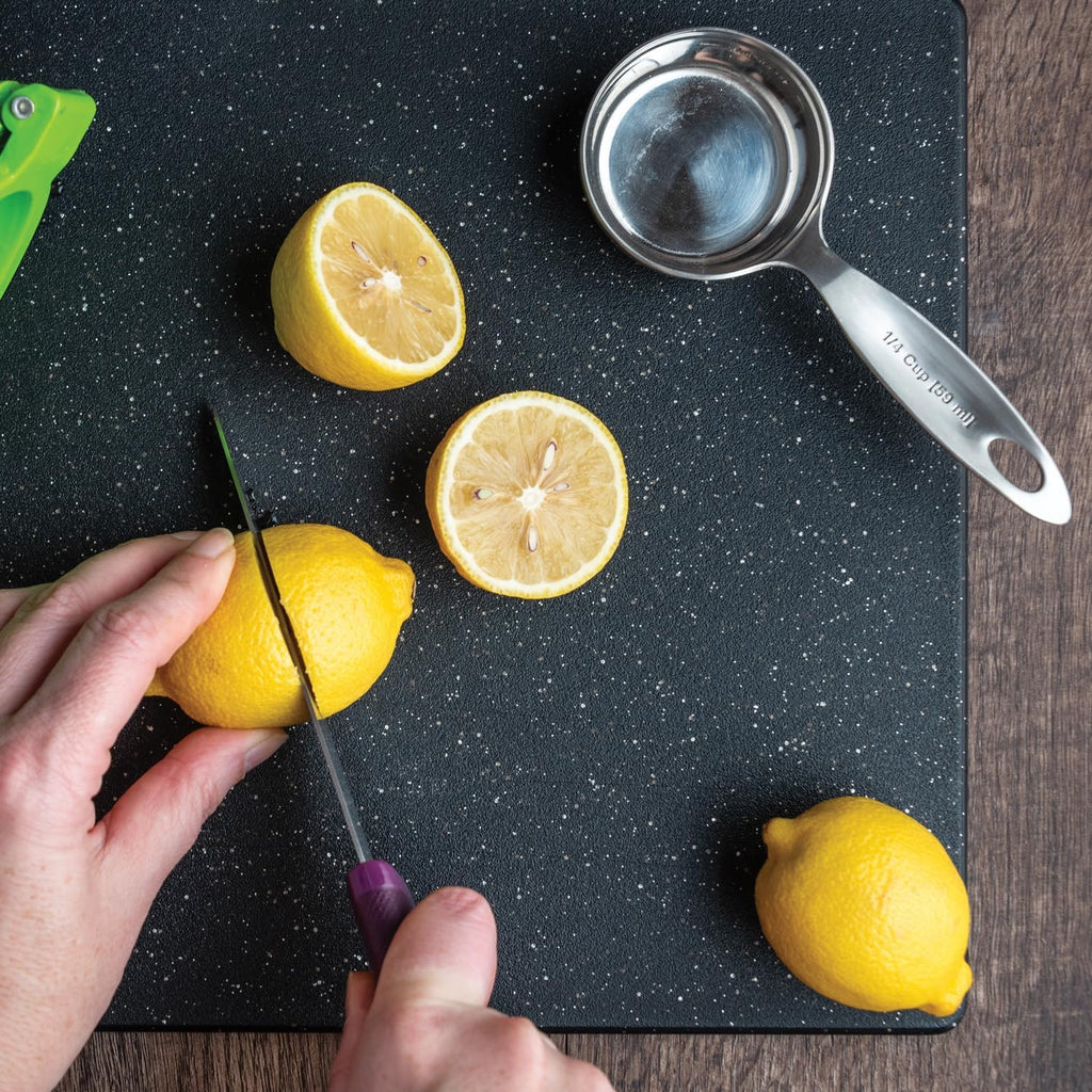 Dexas Superboard Reversible Pastry Board, 14 x 17 Inches, Midnight Granite Color - Dishwasher Safe, Plastic, Ideal for Baking and Food Prep
