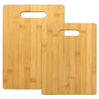Totally Bamboo Cutting Board Set, 2 Reversible Cutting Boards for Kitchen