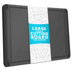 Belwares Large Plastic Cutting Board for Kitchen, 18-Inch Chopping Board