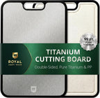 ROYAL CRAFT WOOD Cutting Board with Juice Groove - Kitchen Chopping Board for Meat Cheese and Vegetables, Heavy Duty Serving Tray