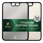 ROYAL CRAFT WOOD Cutting Board with Juice Groove - Kitchen Chopping Board for Meat Cheese and Vegetables, Heavy Duty Serving Tray
