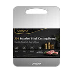 URMONA 3 PCS 304 Stainless Steel Cutting Board Set for Kitchen