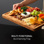 Bamboo Cutting Board 16'' Wood Wooden Cutting Boards for Kitchen Chopping