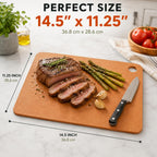 Belwares Composite Wood Cutting Board for Kitchen, Large 14.5 x 11.3 Inch