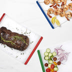 OXO Good Grips 3-Piece Plastic Everyday Cutting Board Set - Red, Green, Blue