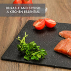 Dexas Superboard Reversible Pastry Board, 14 x 17 Inches, Midnight Granite Color - Dishwasher Safe, Plastic, Ideal for Baking and Food Prep