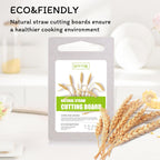 Cutting Board for Kitchen, Wheat Straw Fiber Cutting Board, Dish Washer Safe, w/Juice Grooves for Meat, Veggies, Easy Grip Handle, Non-slip Surface Eco-friendly Serveware Accessories （10‘x6.3’）