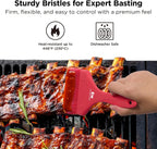 Kitchen Mama Platinum Silicone Extra Wide Pastry & Basting Brush Set