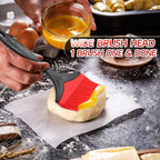 Large Silicone Basting Pastry Brush - 3.95inch Extra Wide Silicone Basting Brush for Grilling,Heat Resistant Brushes Spread Oil Butter Sauce for Cooking Baking BBQ,Dishwasher Safe,Set of 2