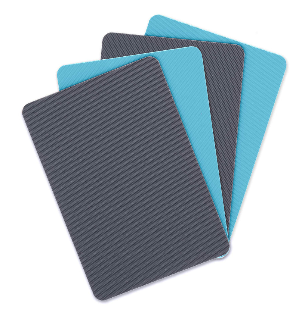 Dexas Heavy Duty Grippmat Flexible Cutting Board Set of Four 8 x 11 inches