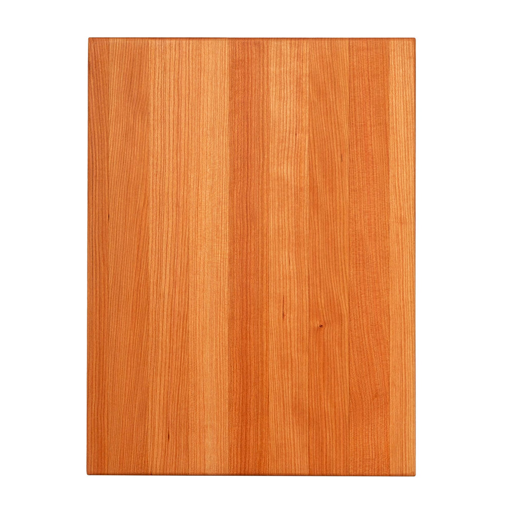 John Boos R-Board Series Rectangular Wooden Maple Cutting Board 20”x15” – 1.5” Thick, 12-lb Reversible Butcher Block with Edge-Grain & Finger Grips – Made in the USA