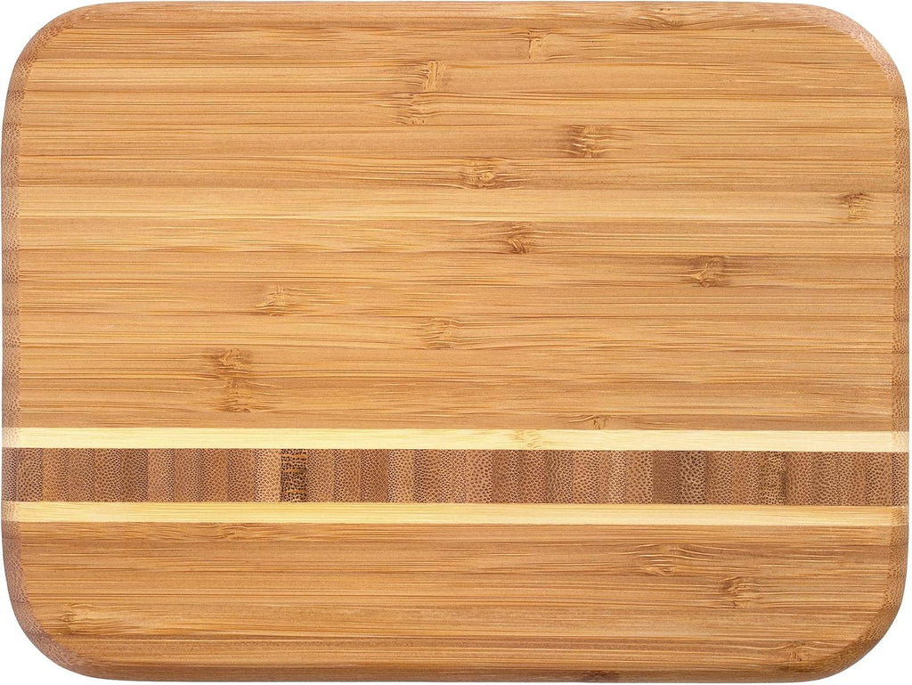 Totally Bamboo Barbados Small Bamboo Cutting Board, 9 x 6.5 Inches