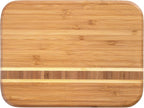 Totally Bamboo Barbados Small Bamboo Cutting Board, 9 x 6.5 Inches