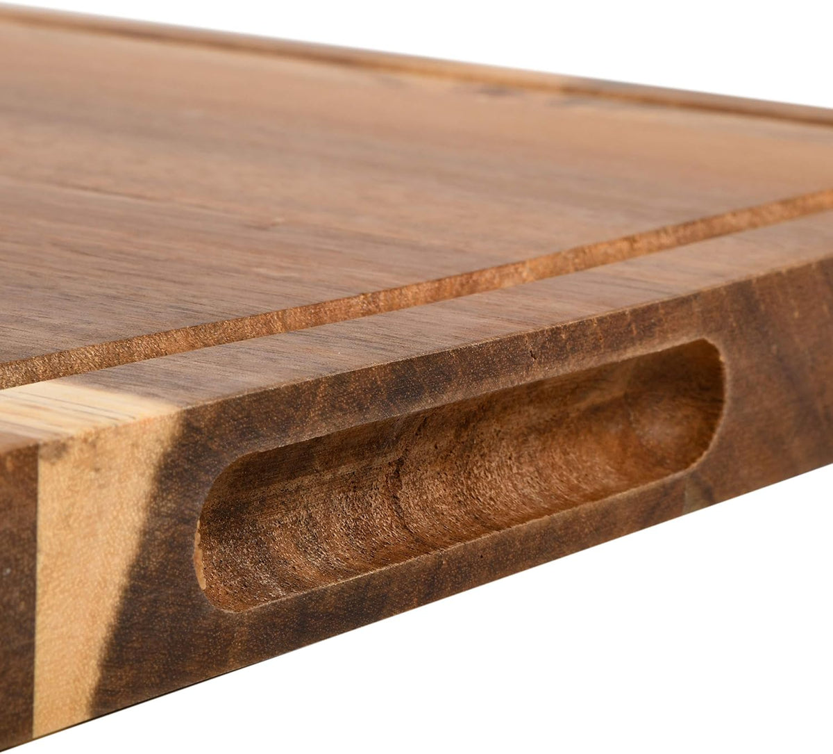 Kenmore Kenosha Extra Large Acacia Wood Cutting Board, 24 x 16 Inch – Heavy Duty Chopping Board with Juice Groove for Meat, Vegetables & Meal Prep