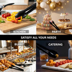 Plastic Serving Tongs Disposable Kitchen Tongs for Food Salad
