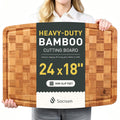 Bamboo Cutting Board 16'' Wood Wooden Cutting Boards for Kitchen Chopping
