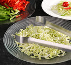 New Star Foodservice Restaurant-Grade Pom Tong, Stainless Steel, 6.5 Inch, Set of 6, Silver